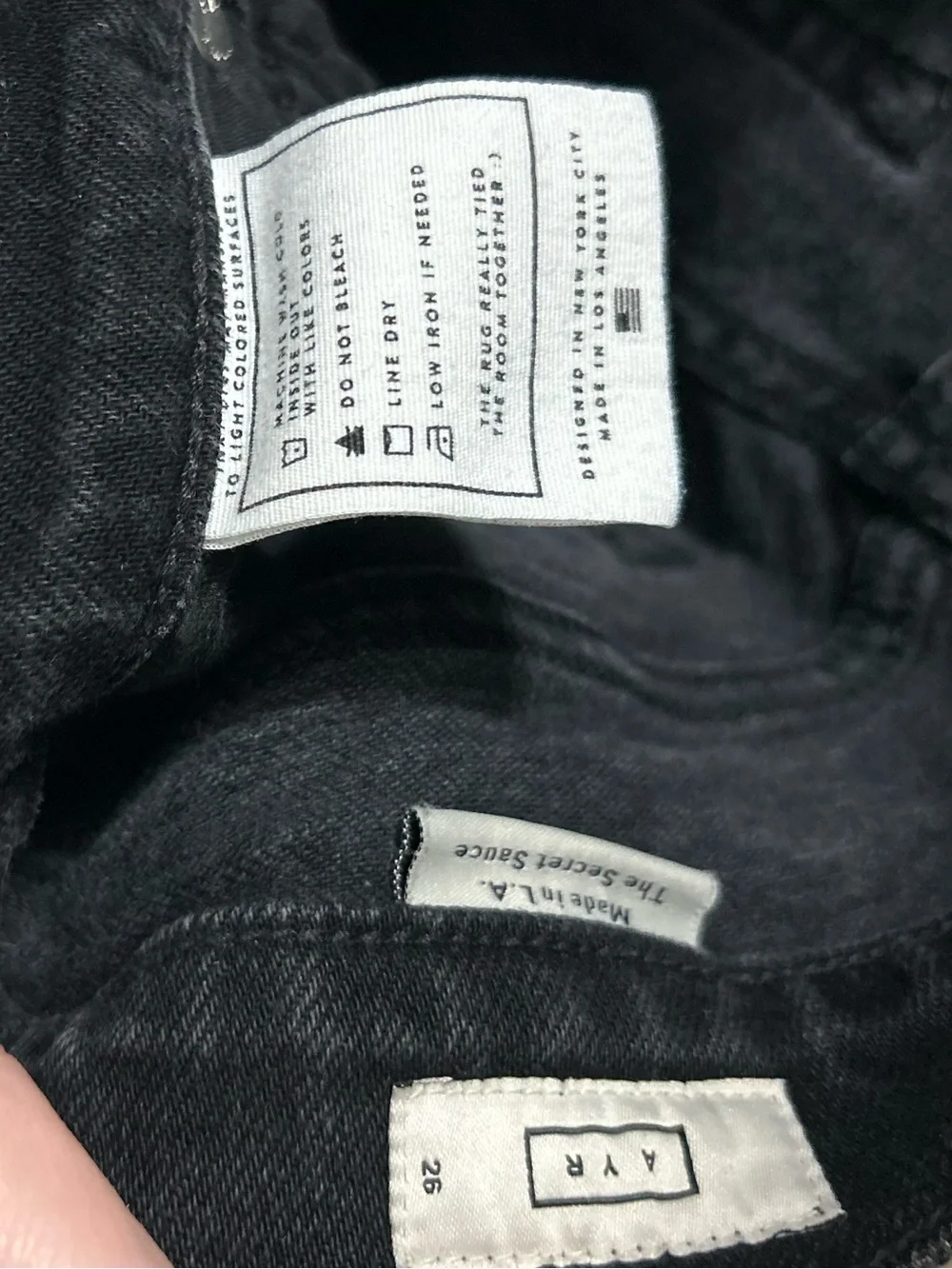 ⭐️AYR The Secret Sauce Black Jeans⭐️ - Picture 9 of 10